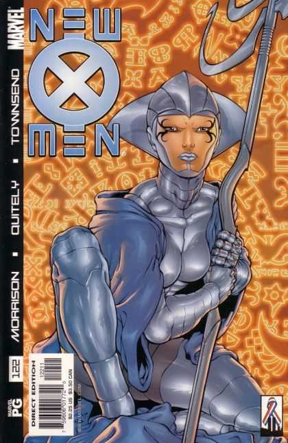 X-Men 122 - Super Chick - Battle Staff - Silver Outfit - Blue Robe - Ready For Battle