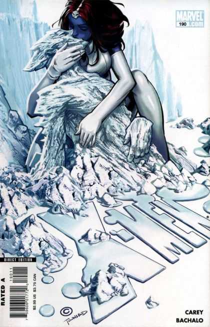 X-Men 190 - Rogue - Ice Man - Water - Ice - Kiss - Chris Bachalo