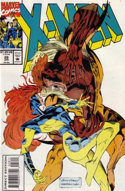 X-Men 28 - Sabretooth - Jean Grey - Marvel - Spandex Suit - Claw - Andy Kubert, Matt Ryan