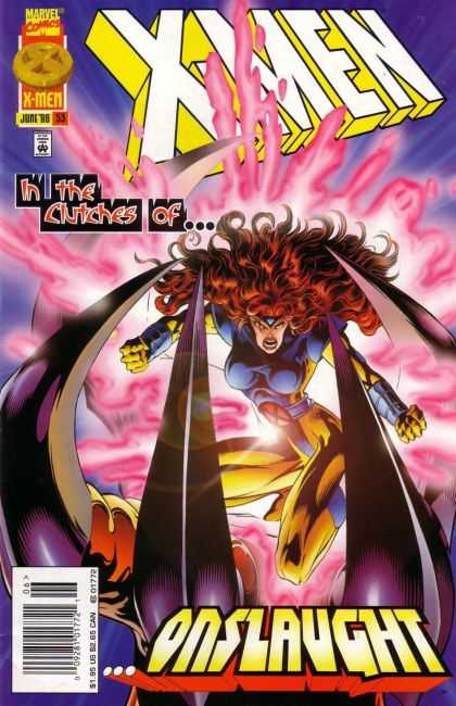 X-Men 53 - Pink - Clutches - Onslaught - Claws - Yellow - Andy Kubert