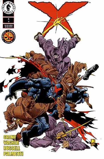 X 6 - Dark Horse Comics - Gun - Grant - Russell - Palmiotti - Jimmy Palmiotti, Joe Quesada