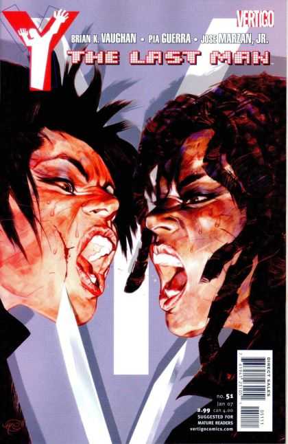 Y, the Last Man 51 - The Ultimate Battle - Challenge - Blood Sweat Tears - Betrayal - Brian K Vaughan