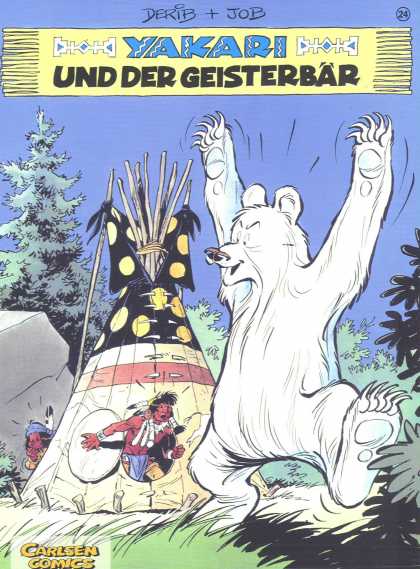Yakari 24 - Derib - Job - Carlsen Comics - Whit Bear - Teepee