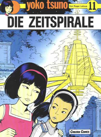 Yoko Tsuno 11 - Asian Girls - Space Ship - Future - Girl With Pink Headband - Sisters