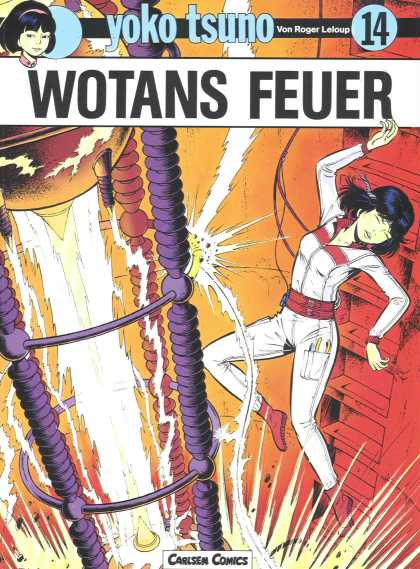 Yoko Tsuno 14 - Wotans Feuer - Von Roger Loloup - Carlsen Comics - Electrical Engineer - Ligne Claire Style