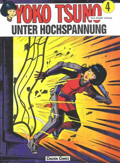 Yoko Tsuno 4 - Unter Hochspannung - Carlsen Comics - Explosion - Robotic Extremities - Window
