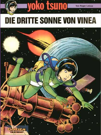 Yoko Tsuno 6 - Floating - Girl - Space - Ship - Oxygen Mask