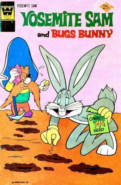 Yosemite Sam 32 - Bugs Bunny - Carrots - Seeds - Planting - Axe