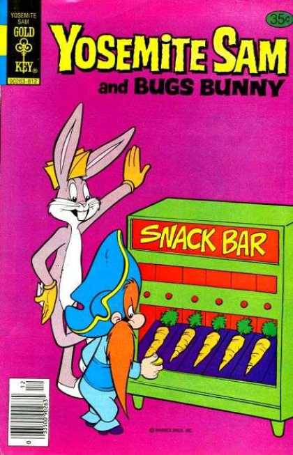 Yosemite Sam 57 - Bugs Bunny - Gold Key - Snack Bar - Mouse - Carrot