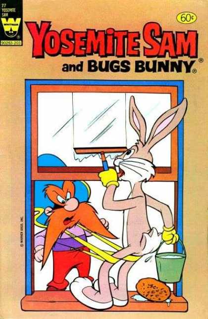 Yosemite Sam 77 - Bugs Bunny - Bucket - Water - Cleaner - 77 Yusewite Sam
