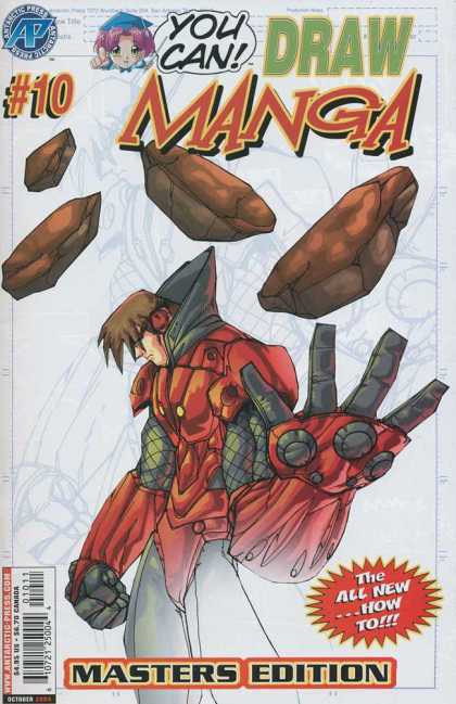 You Can Draw Manga 10 - Masters Editon - How To - Rocks - Fingers - Man