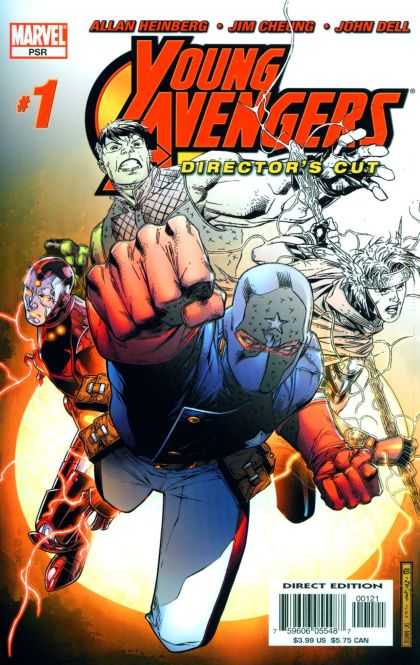 Young Avengers 1 - Marvel Psr - Allan Heinberg - Jim Cheung - John Dell - Directors Cut - Jim Cheung