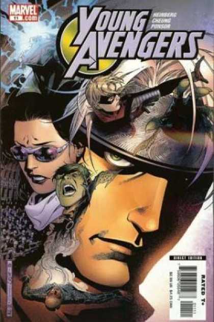 Young Avengers 11 - Marvel - Woman - Man - Faces - Rated T - Jim Cheung, John Dell