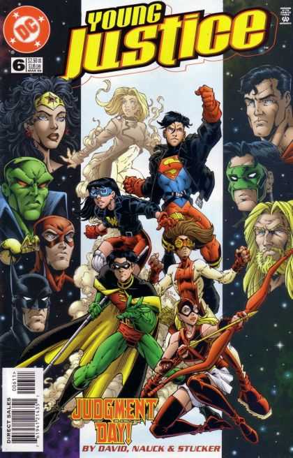 Young Justice 6 - Judgment Day - Superman - Wonder Woman - Batman - Robin