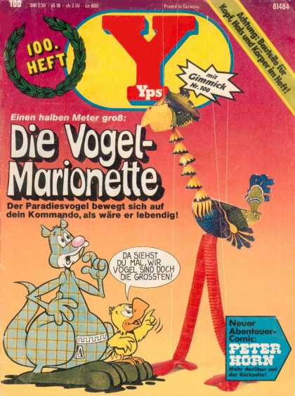 Yps - Die Vogel-Marionette - Bird - Puppet - Bill - Leaves - Strings