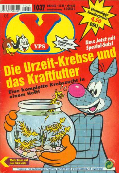 Yps - Die Urzeit-Krebse und das Kraftfutter
