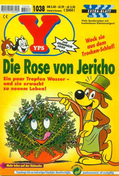Yps - Die Rose von Jericho - Dog - Garden Hose - Hat - Plant - Apron
