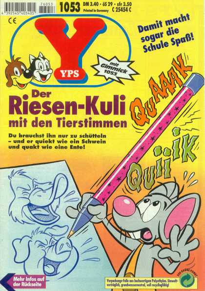 Yps - Der Riesen-Kuli mit den Tierstimmen