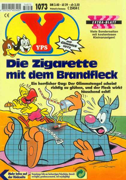 Yps - Die Zigarette mit dem Brandfleck - Die Zigarette - Laughing - Liquid From A Cup - My Nose Is Pink - Im Burning