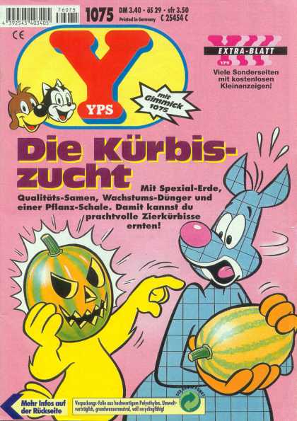 Yps - Die Kï¿½rbiszucht - Furries - Pumpkin Head - Weird Cat - Watermellon - Extra-blatt