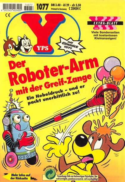 Yps - Der Roboter-Arm mit der Greif-Zange