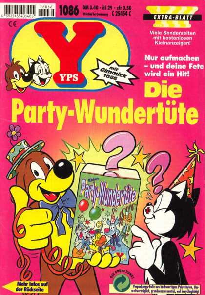 Yps - Die Party-Wundertï¿½te - Nur Aufmachen - Und Deine Fete Wird Ein Hit - Party-wundertute - Mit Comick - Extra-blatt