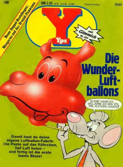 Yps - Die Wunder-Luftballons - Balloons - Mouse - Straw - Blow - German Language