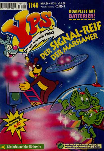 Yps - Der Signal-Reif der Marsianer - Aliens - Gimmick - Dog - Spaceship - Ladder