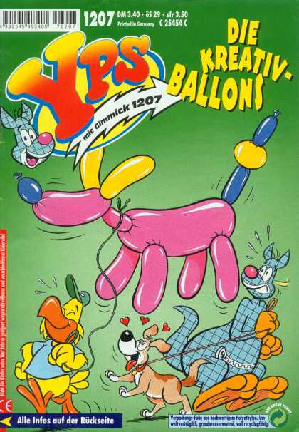 Yps - Die Kreativ-Ballons - Mit Gimmick 1207 - Die Kreativ - Ballons - Rope - Printed In Germany