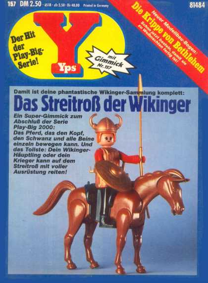 Yps - Das Streitroï¿½ der Wikinger - Das Streitrob Der Wikinger - Plastic Horse - Plastic Viking - Viking Helmet - 81484