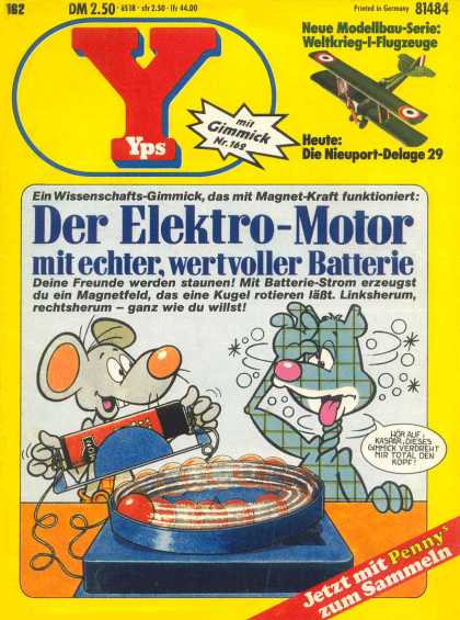 Yps - Der Elektro-Motor mit echter, wertvoller Batterie - Plane - Mouse - Spinning - Wires - Ball