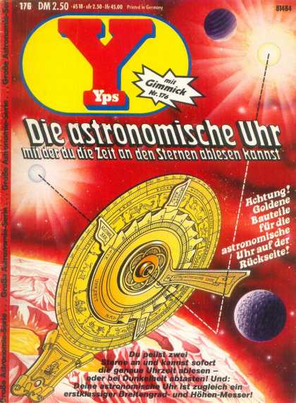 Yps - Die astronomische Uhr - Sun - Plantet - Moon - Earth - Wheel