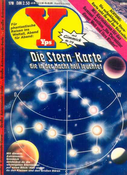 Yps - Die Stern-Karte, die in der Nacht leuchtet - Under The Stars - Somewhere In The Universe - In The Night Sky - From Star To Star - If Its Of Any Constellation