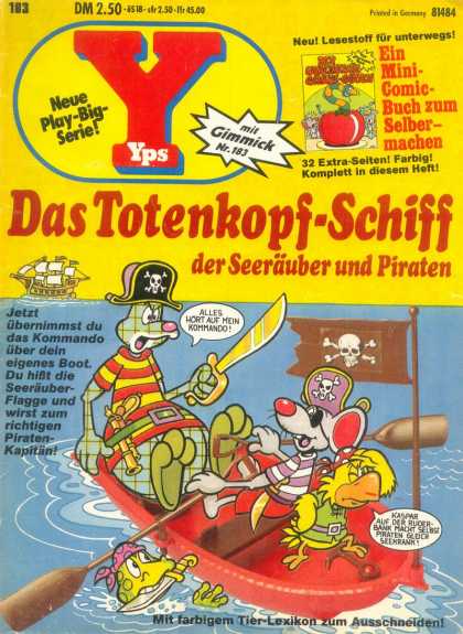 Yps - Das Totenkopf-Schiff der Seerï¿½uber und Piraten - Mouse - Bird - Boat - Pirates - Sword