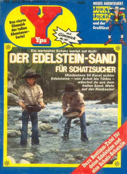 Yps - Der Edelstein-Sand fï¿½r Schatzsucher - Comic - Cowboy - Gold Mining - German - Nature