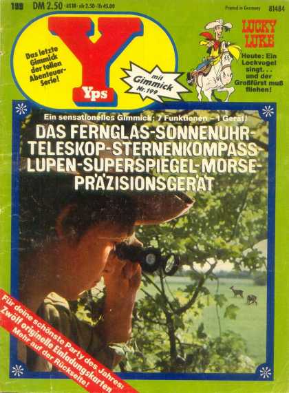 Yps - Das Fernglas-Sonnenuhr-Teleskop- Sternenkompass-Lupen-Superspiegel- Morse-Prï¿½