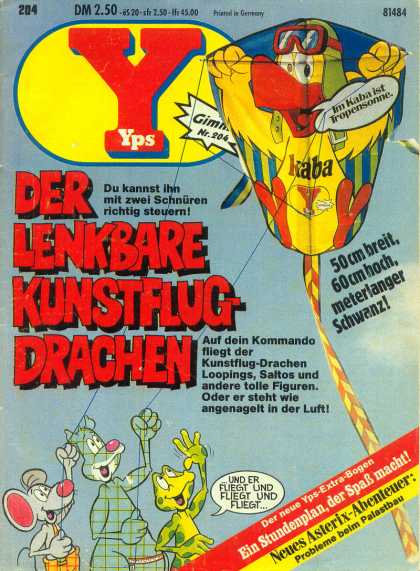 Yps - Der lenkbare Kunstflug-Drachen - German - Kite - Instructional - Cartoon - Children