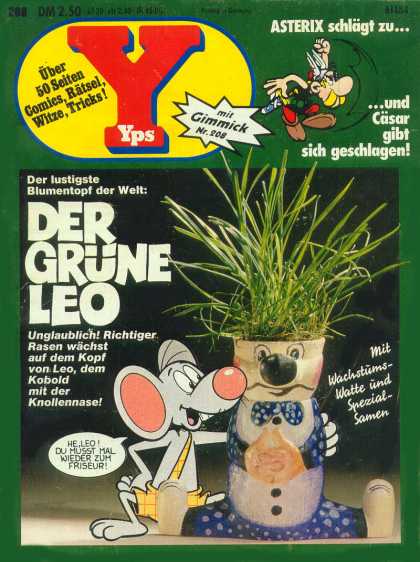 Yps - Der Grï¿½ne Leo - Der Grune Leo - Asterix - Gimmick - China - Plant