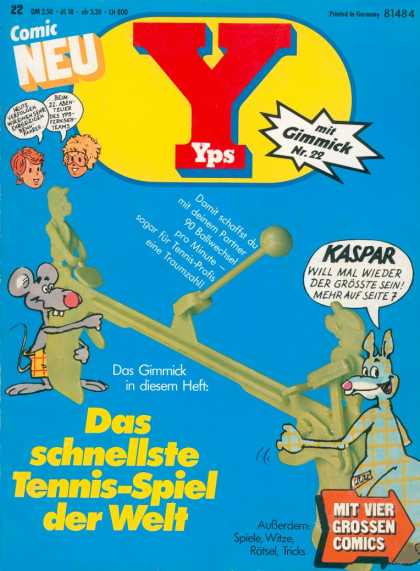 Yps - Das schnellste Tennis-Spiel der Welt - New - Kaspar - Mouse - Tennis Racket - Nr 22