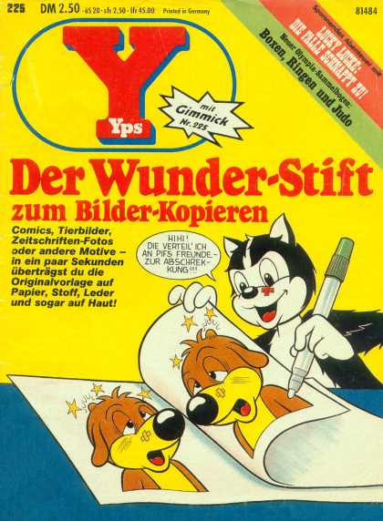Yps - Der Wunder-Stift zum Bilder-Kopieren - Dog - Maker - Coloring Book - Bandage - Cat