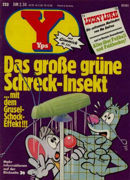 Yps - Das groï¿½e grï¿½ne Schreck-Insekt - Mouse Trap - Mice In Disguise - The Insect - Corn Roach - Rat Patrol