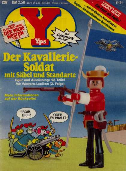 Yps - Der Kavallerie-Soldat - Der Kavallerie Soldat - Mit Sabel Und Standarte - Lucky Luke - Ergib Dich - Oder Es Knallt