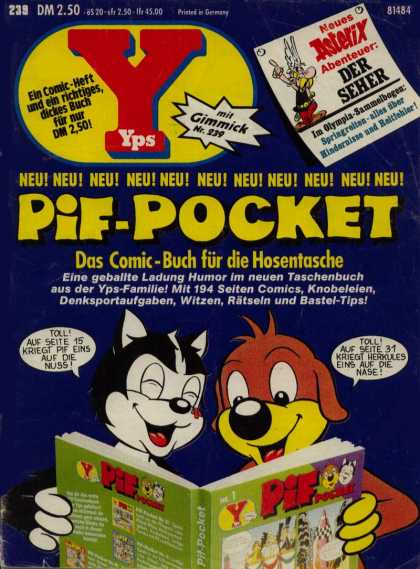 Yps - Pif-Pocket - Pif-pocket - German - Asterix - Cat - Dog