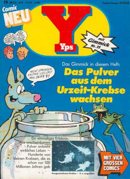 Yps - Das Pulver aus dem Urzeit-Krebse wachsen - German Language - Mit Gimmick Nr 25 - Frog - Dog - Children