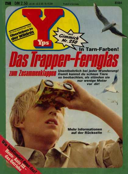 Yps - Das Trapper-Fernglas zum Zusammenklappen - Das Trapper - Mit Gimmick Nr250 - Pinacular - Bird - In Tarn Farben