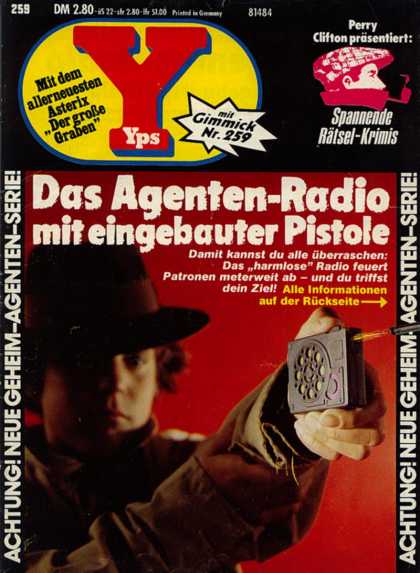 Yps - Das Agenten-Radio mit eingebauter Pistole - Man - Hat - Adenten-radio - Pistole - Neue Geheim-agenten-serie