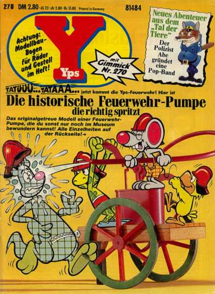 Yps - Die historische Feuerwehr-Pumpe die richtig spritzt - Die Historische Feuerwehr-pumpe - Die Richtig Spritzt - Das Originalgetreue Modell Einer Feuerwehr-pumpe - Die Du Sonst Nur Noch Im Museum - Bewundern Kannst