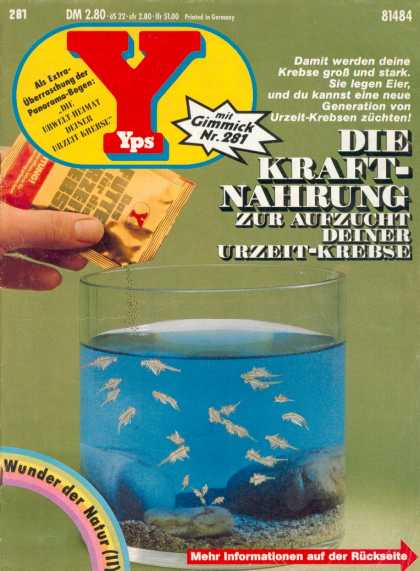 Yps - Die Kraft-Nahrung zur Aufzucht deiner Urzeit-Krebse - Wunder De Natur - Die Kraft-nahrung - Mit Gimmick - Glass - Water