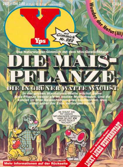 Yps - Die Mais-Pflanze - Die Mais- Pflanze - Wunder Der Natur - Lucky Lukes Westernstadt - Mit Gimmick Nr 282 - 81484