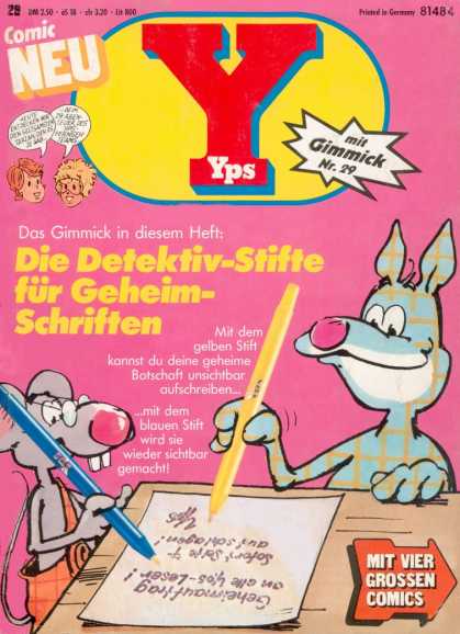 Yps - Die Detektiv-Stifte fï¿½r Geheim-Schriften